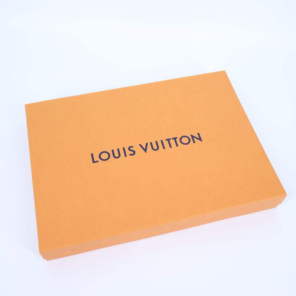 LOUIS VUITTON Orange and Navy Flip Top Magnet Gift Box 15x11x2